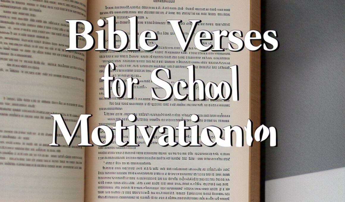 30 Amazing Bible Verses for School Motivation 2026