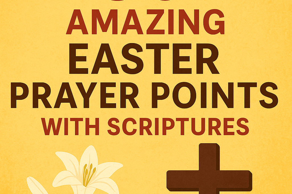 30 Amazing Easter Prayer Points with Scriptures 2026