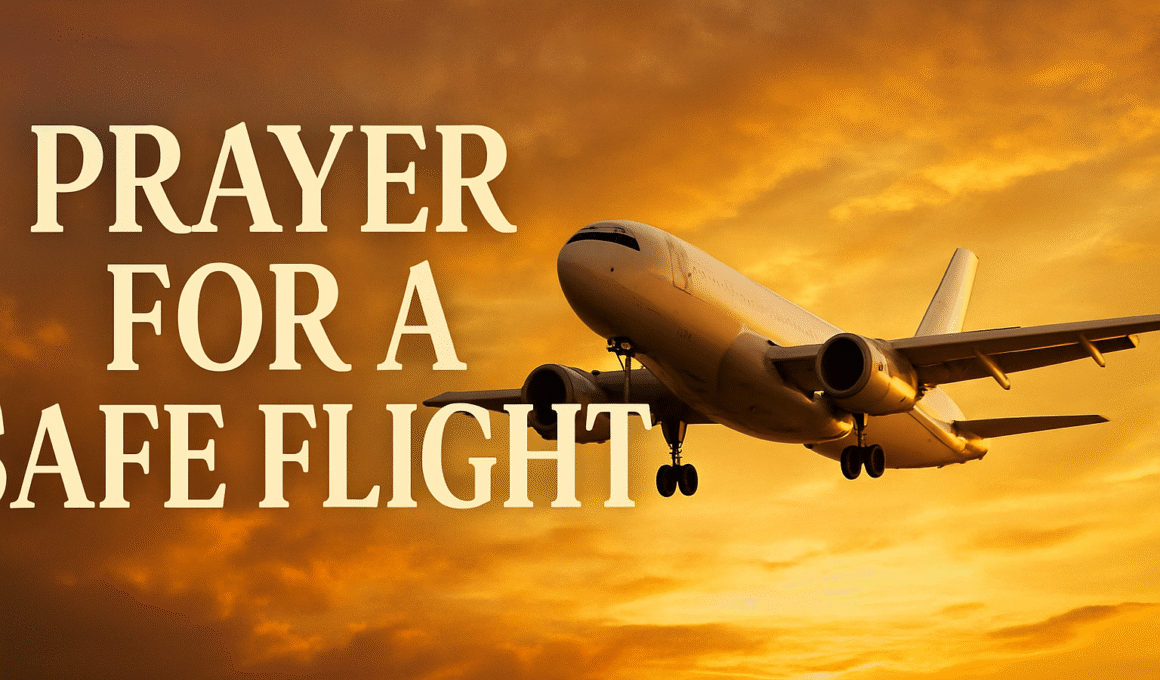 20+ Powerful Prayer For A Safe Flight with Bible Verses 2026